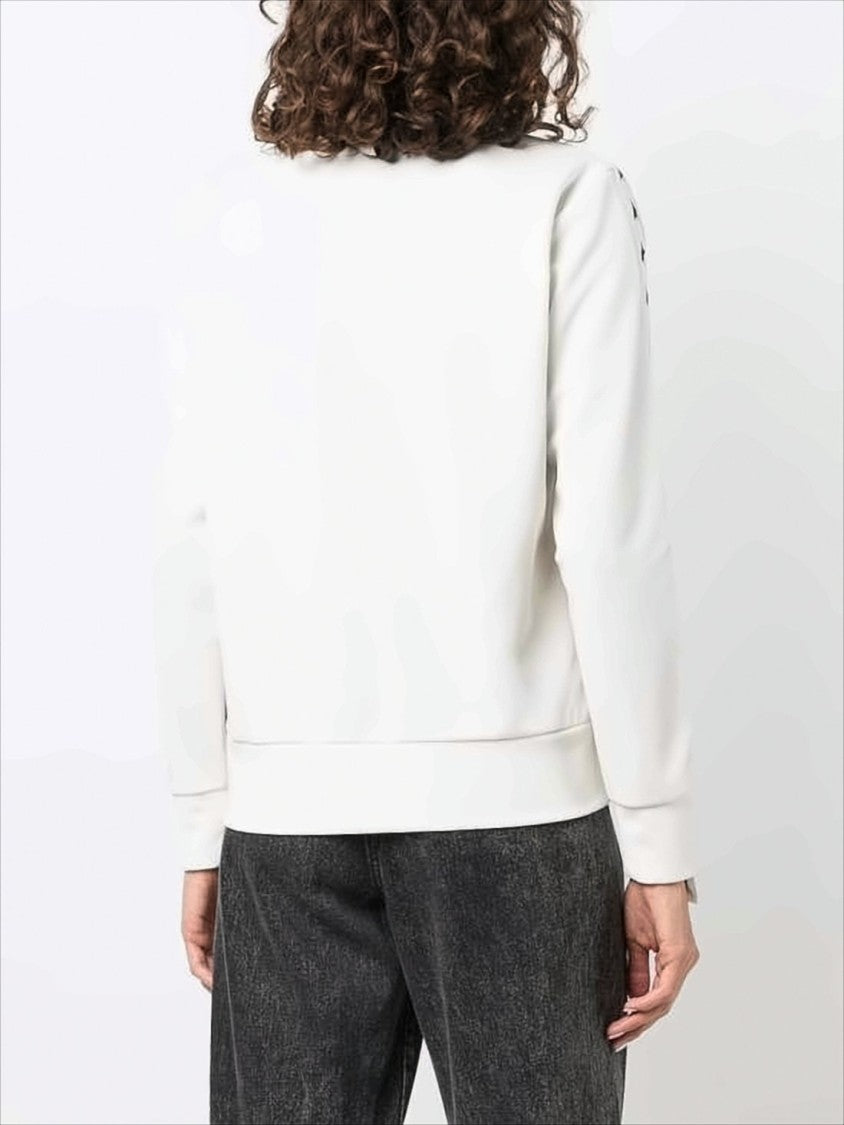 Track Jacket with Bold Star Stripe and Fitted Hem