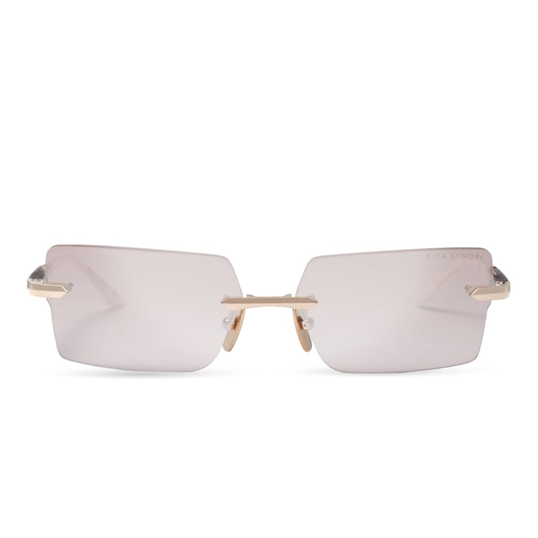 Eymori Rimless Sunglasses with Rectangular Gradient Lenses