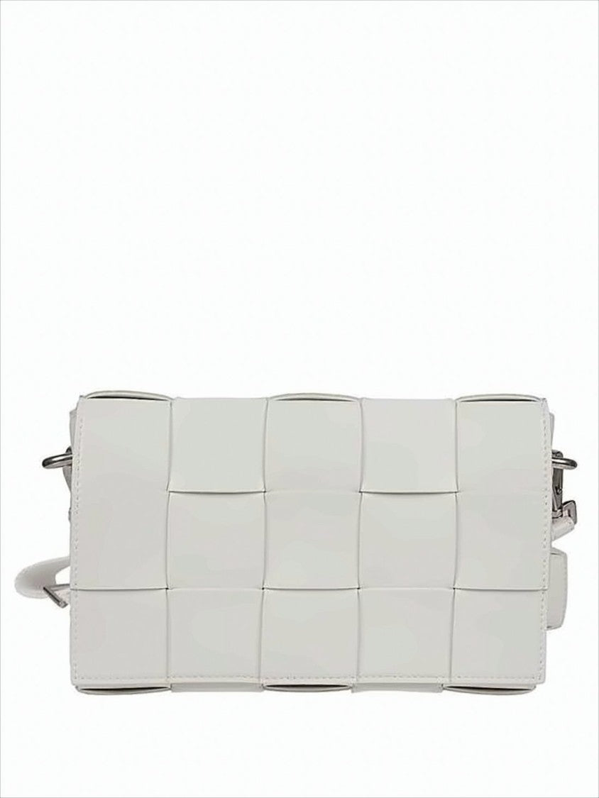 Woven Calf Leather Crossbody Bag