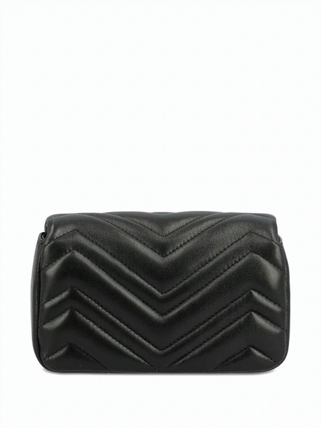 Quilted Chevron Mini Shoulder Bag with Double G Logo