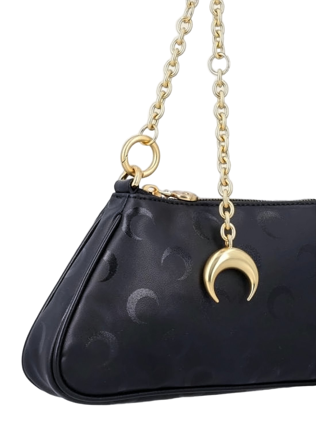 Elongated Black Tote Bag