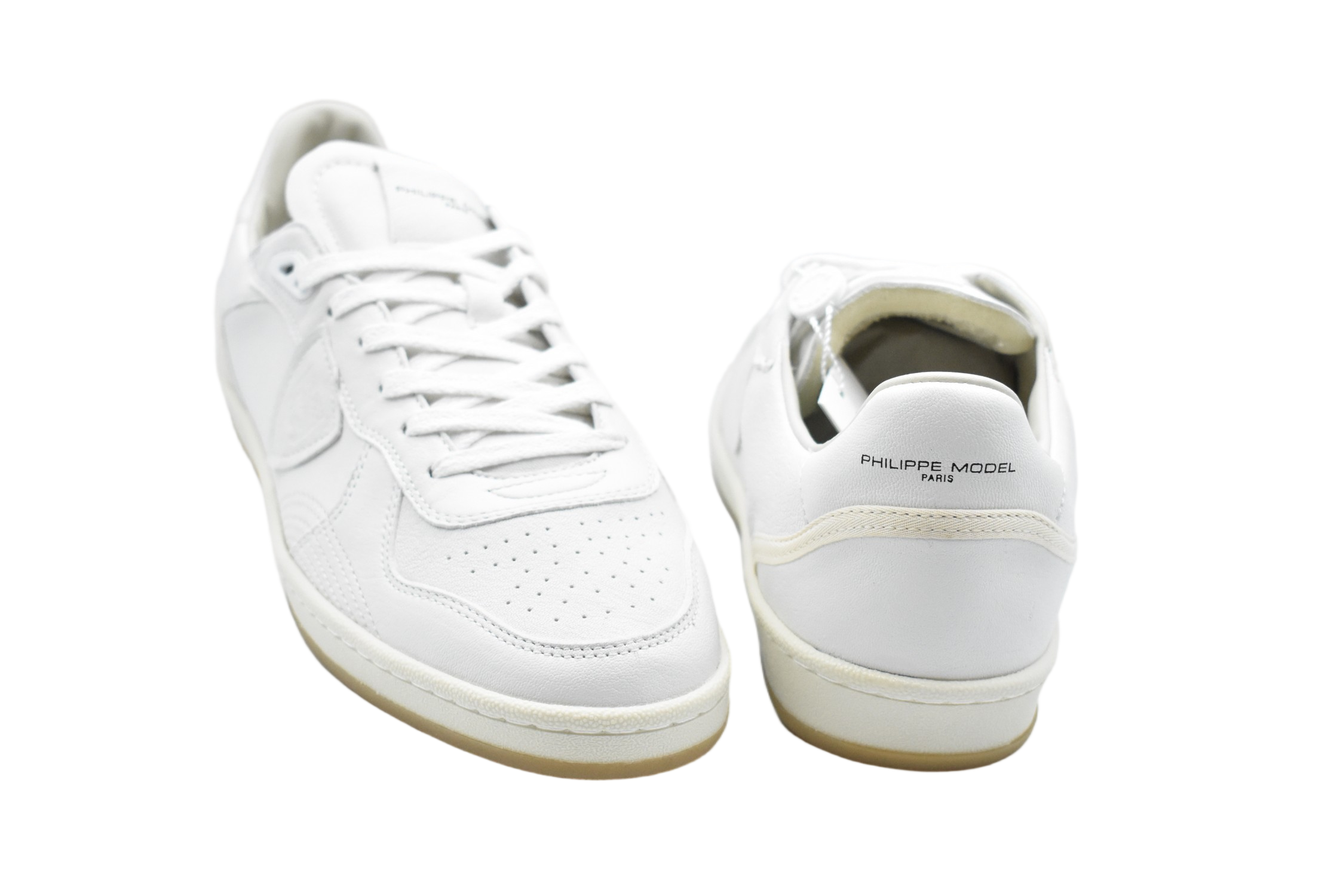 Low-Top Sneakers with Embossed Logo