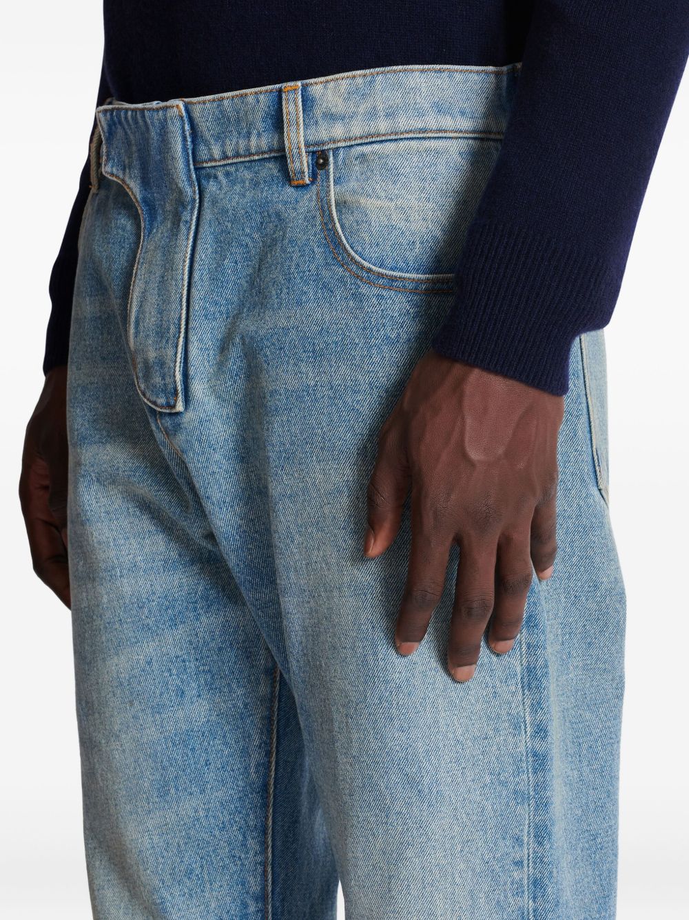 Light Blue Denim Trousers