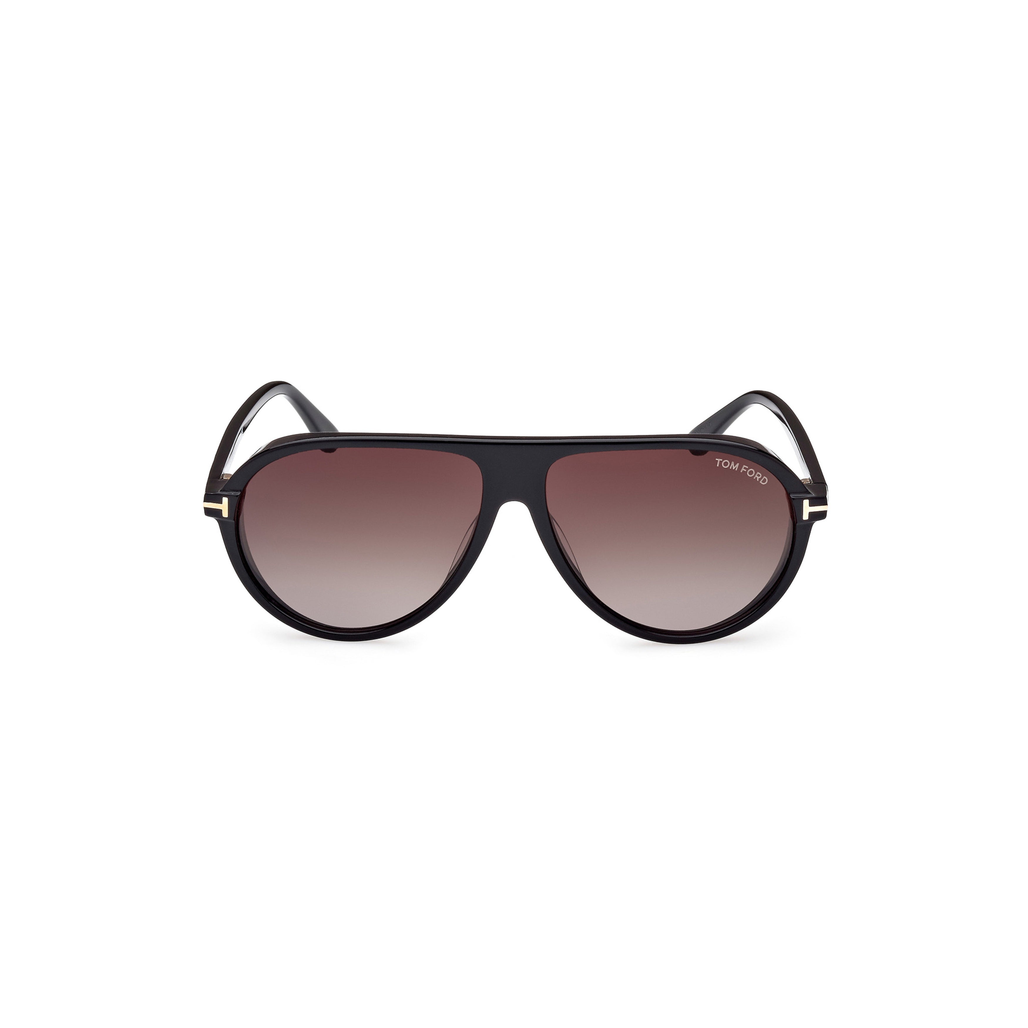 Aviator-Style Sunglasses with Gradient Lenses