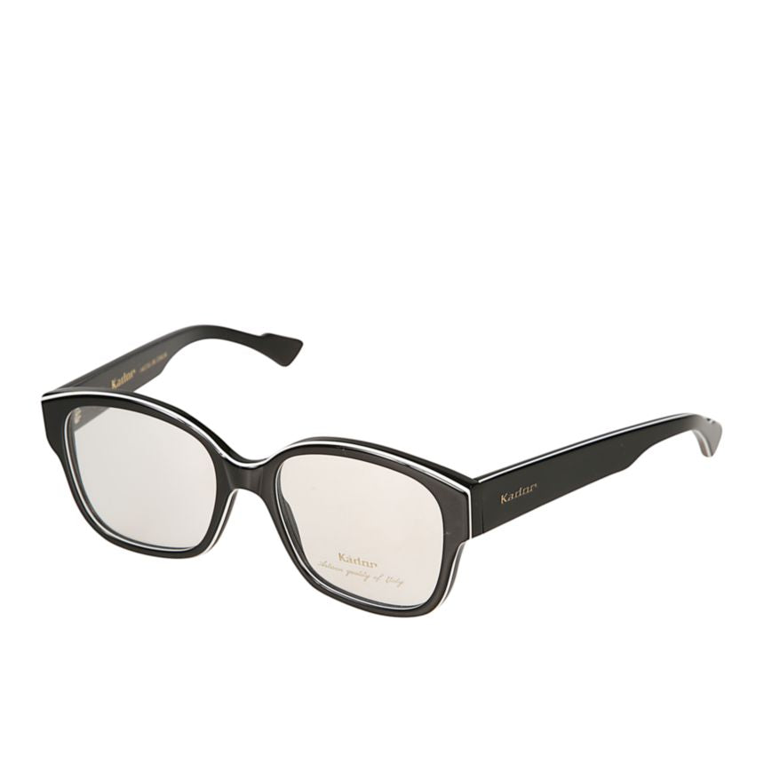 Toska Bold Rectangular Frame Eyeglasses with Glossy Finish