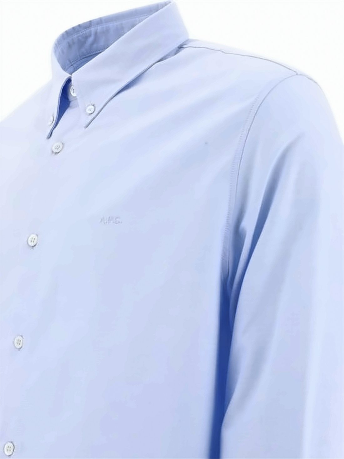 Classic Long-Sleeve Button-Up Shirt with Design