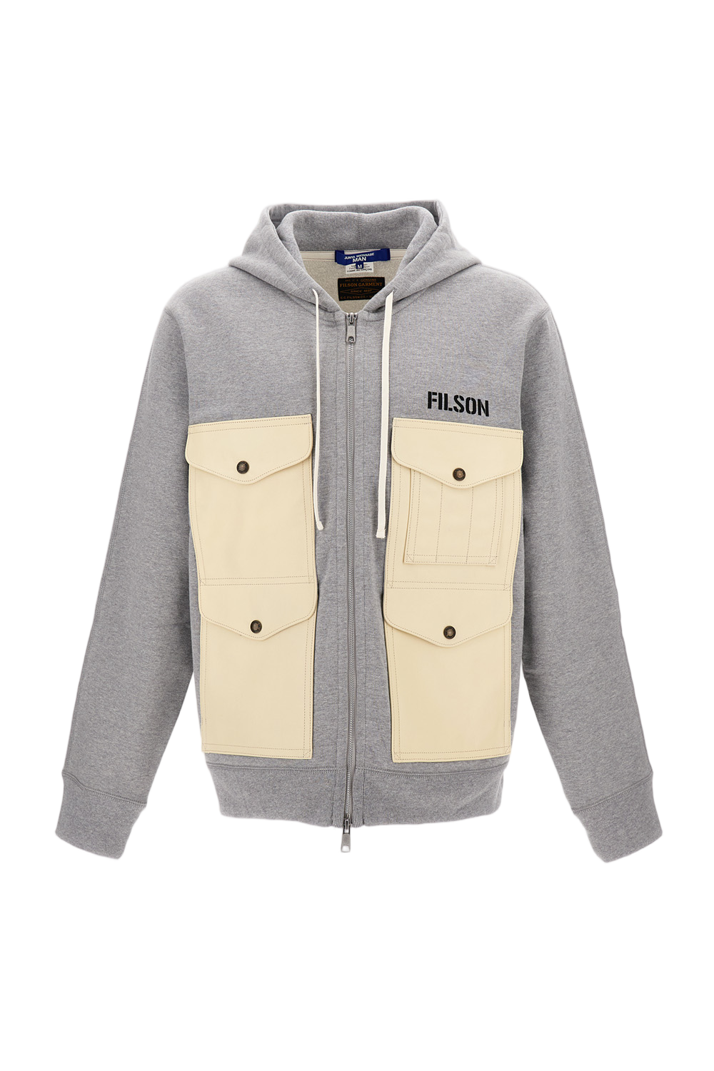 Utility-Inspired Cotton Jacket With Double-Slider Zip