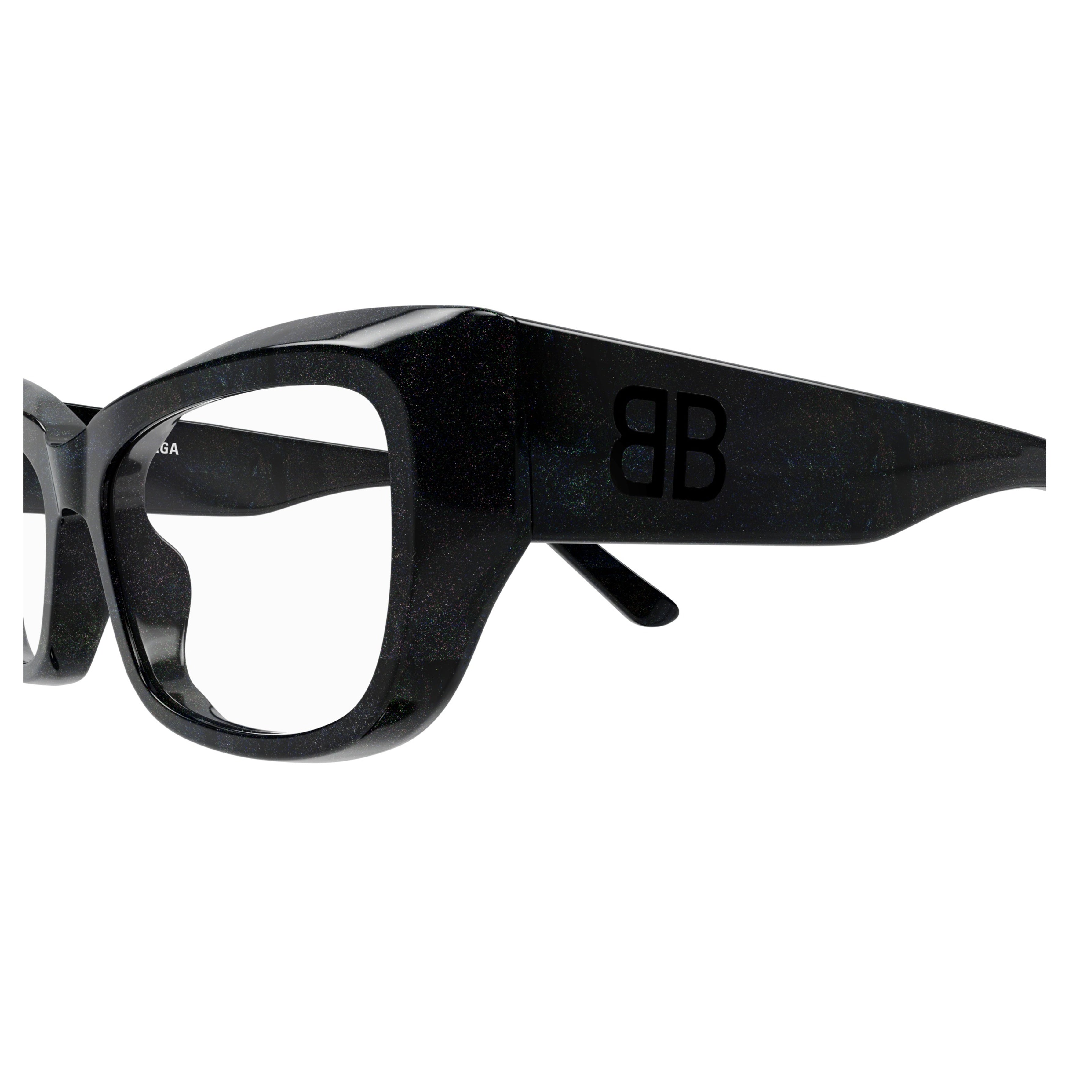 Bb0399o Rectangular Black Sunglasses
