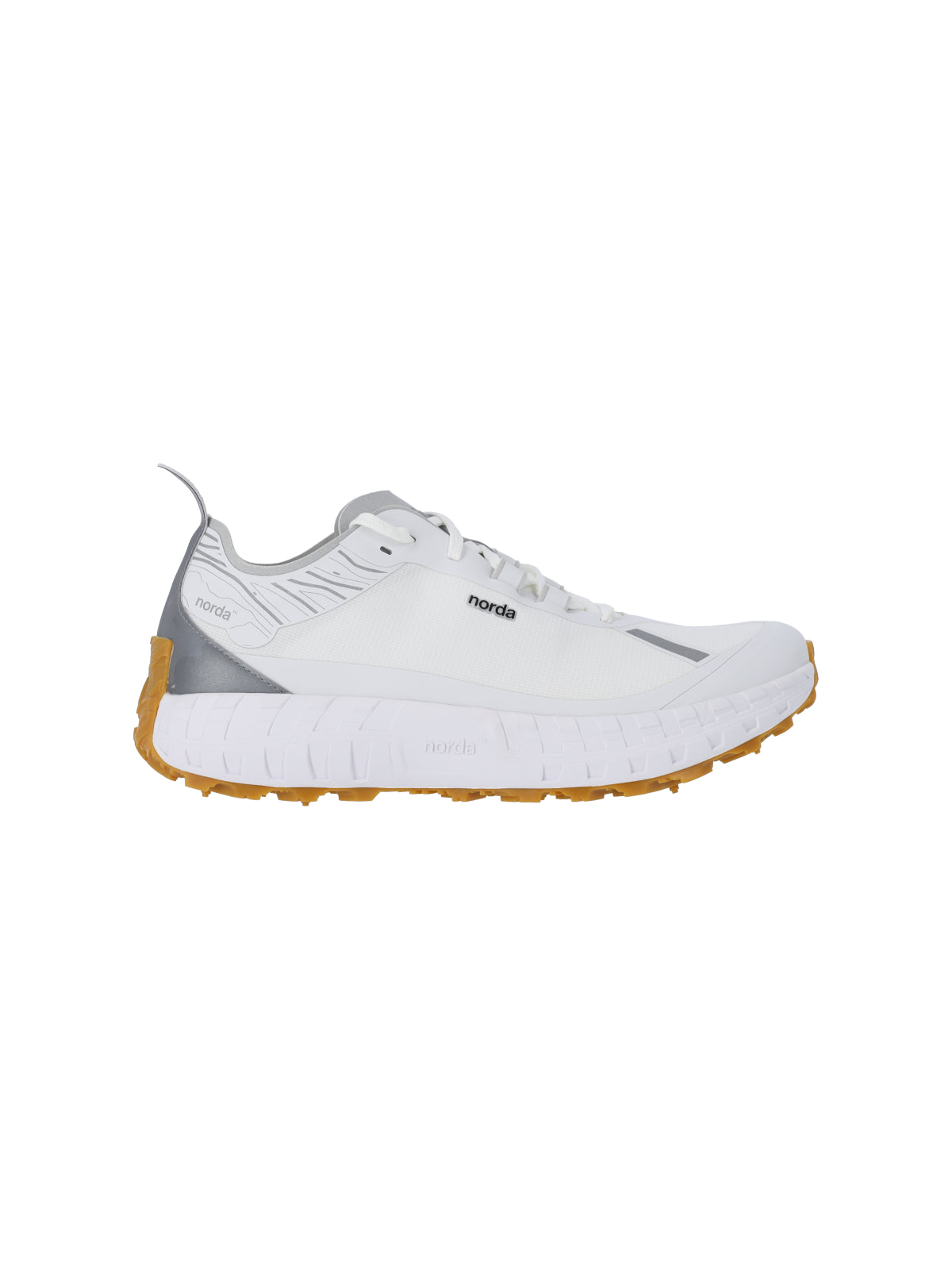 Streamlined White Sneakers With Subtle Grey Accents