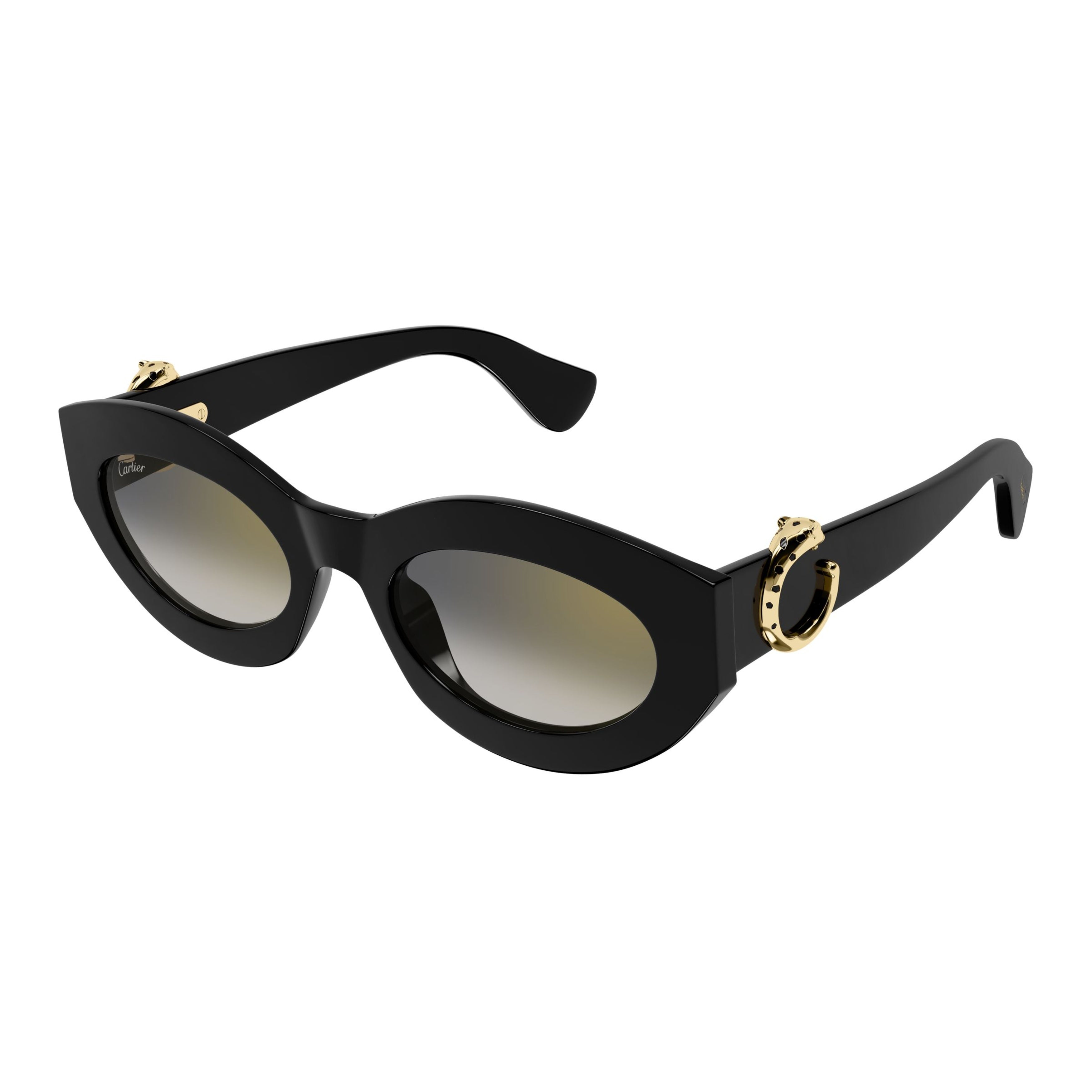 Ct0638s Cat-Eye Sunglasses with Gold-tone Embellishments