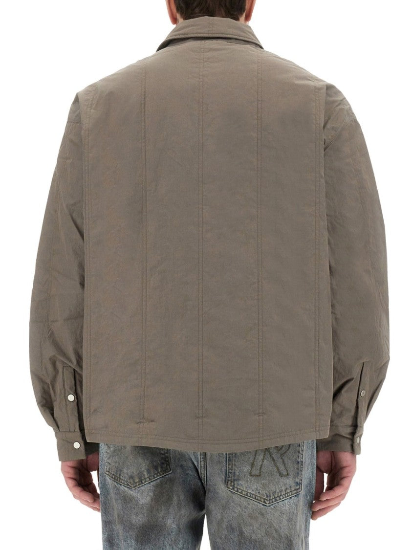 Quilted Overshirt With Dual Chest Pockets