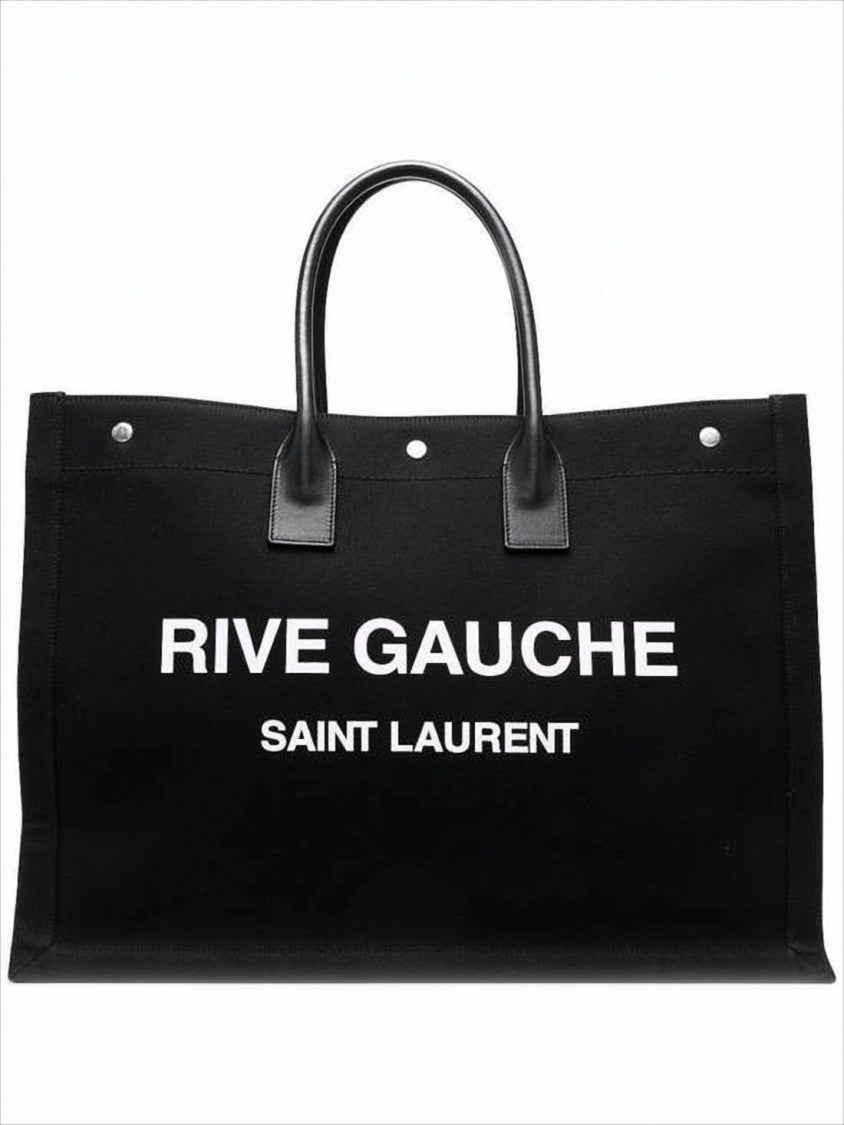 Large Rectangular Tote Bag with Rounded Handles