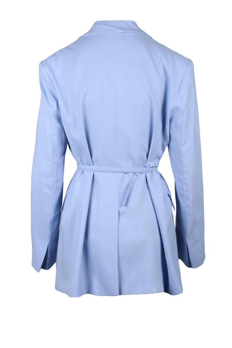 Double-Breasted Jacket - Light Blue