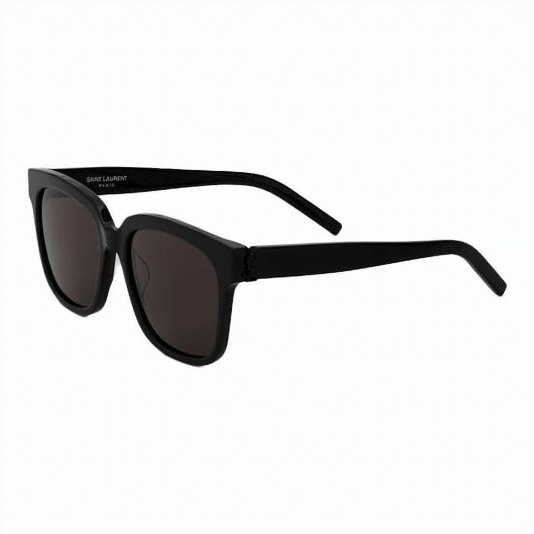 Black Oversized Square Acetate Glossy Sunglasses