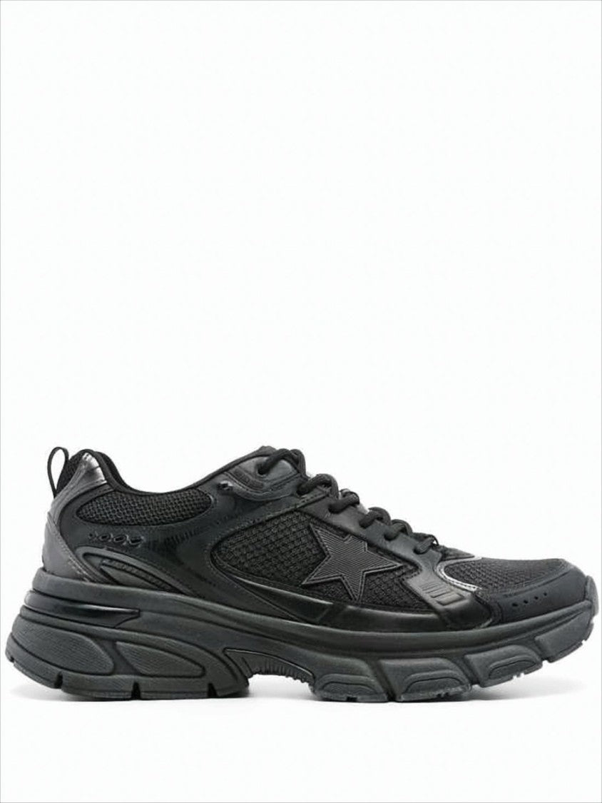 Chunky Sole Sneakers with Star Emblem