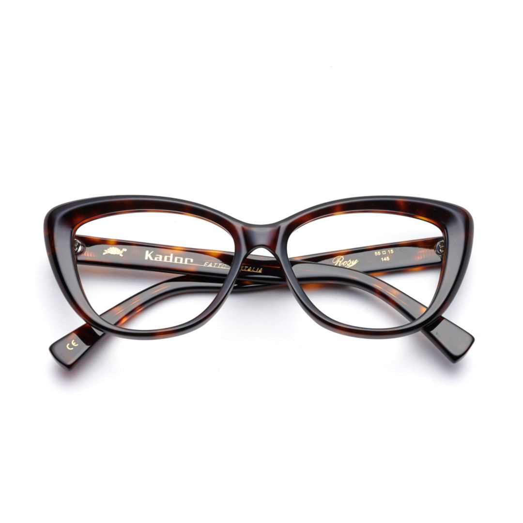 Rosy Cat-Eye Tortoiseshell Sunglasses with Distinctive Frame