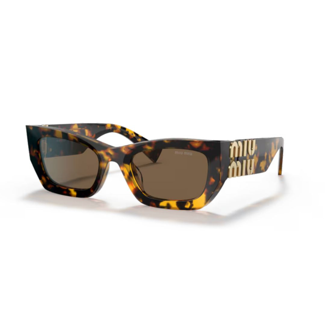 0mu 09ws Rectangular Tortoiseshell Sunglasses