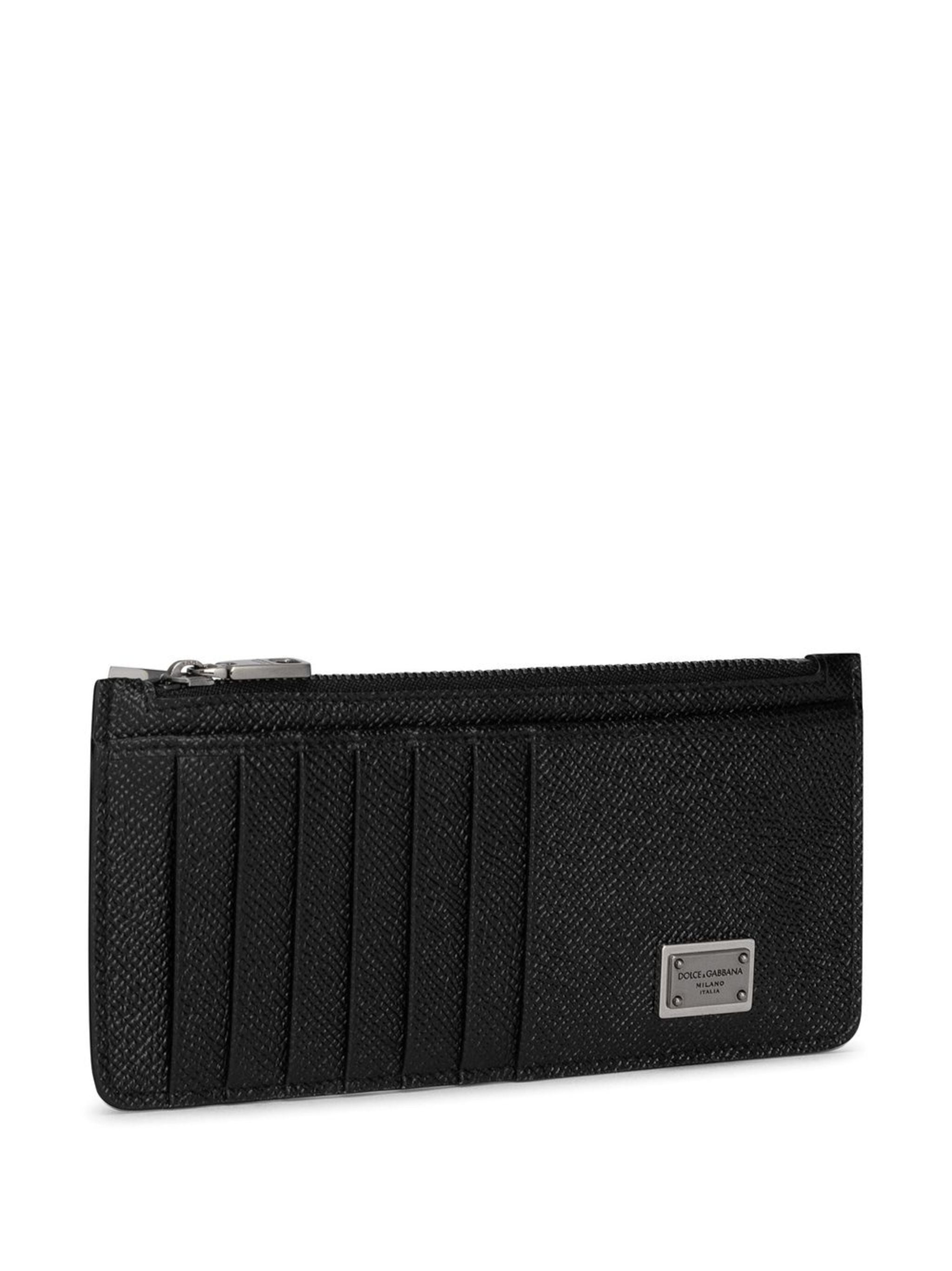 St.Dauphine Vertical Calf Leather Card Holder