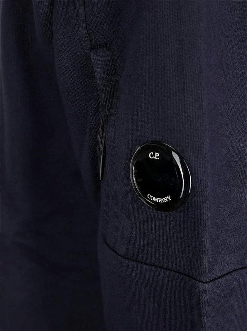 Long-Sleeve Crewneck Sweatshirt With Distinctive Lens Detail