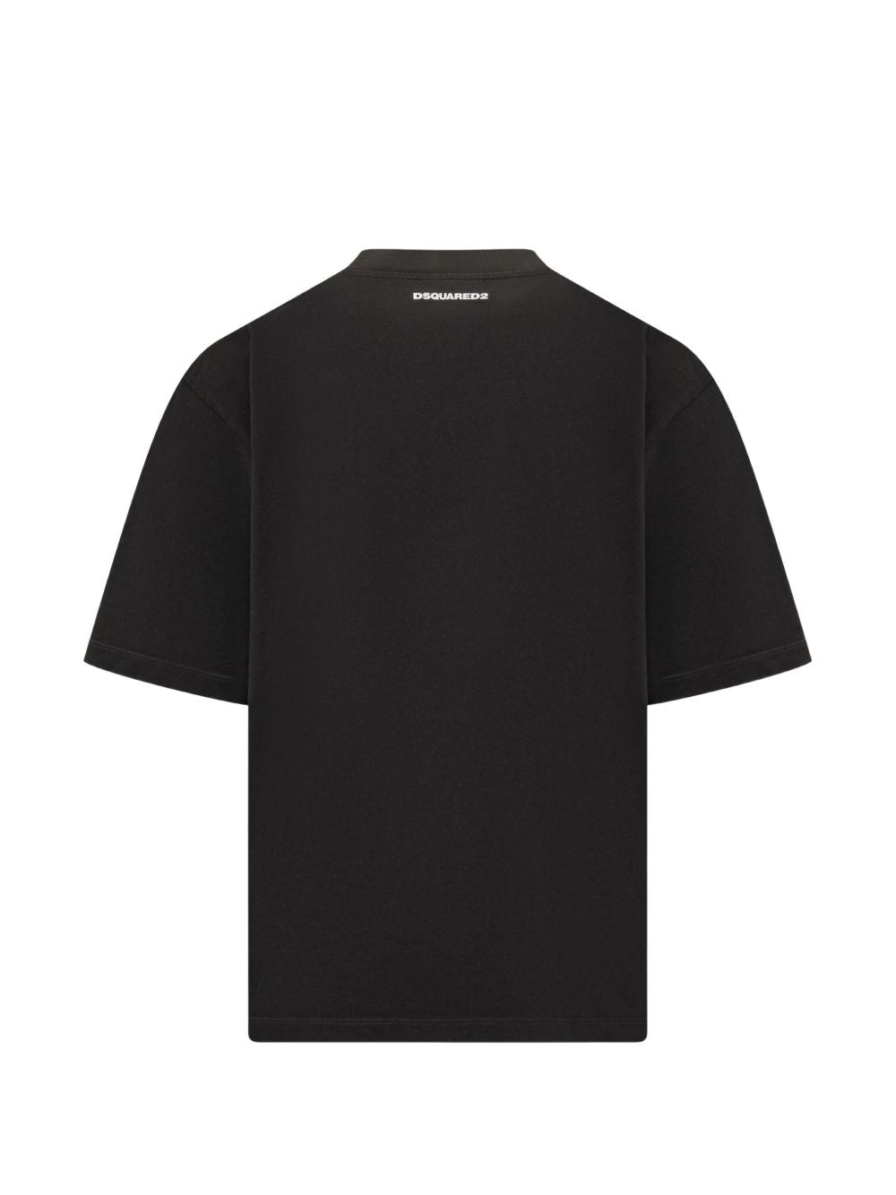Loose Fit Crew Neck T-Shirt with Bold Print