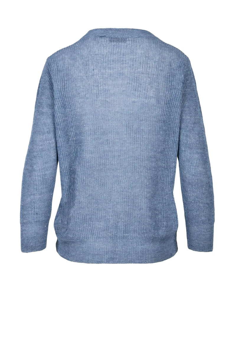 Linen Knit - Blue