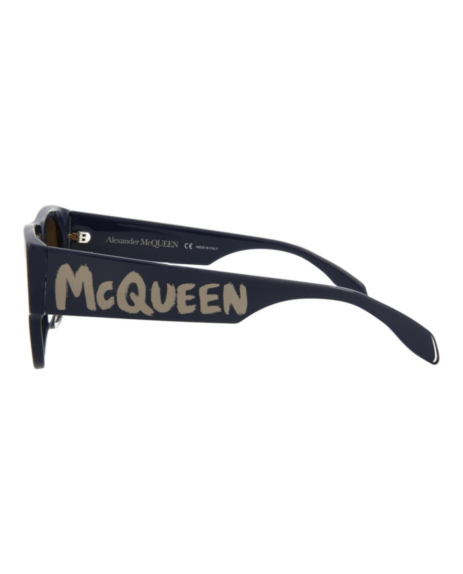 Bold Square-Frame Sunglasses With Matte Acetate Finish
