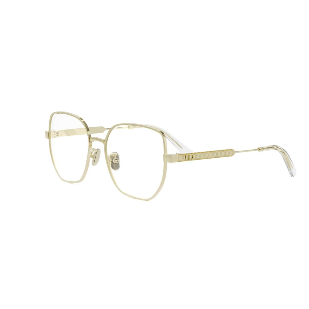 Cannageo B2u Geometric Gold-Finish Eyeglasses