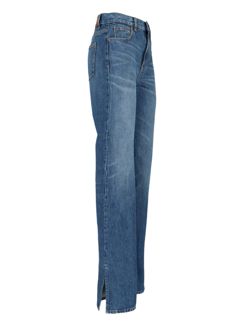 Straight-Leg Denim Jeans With Timeless Five-Pocket Design