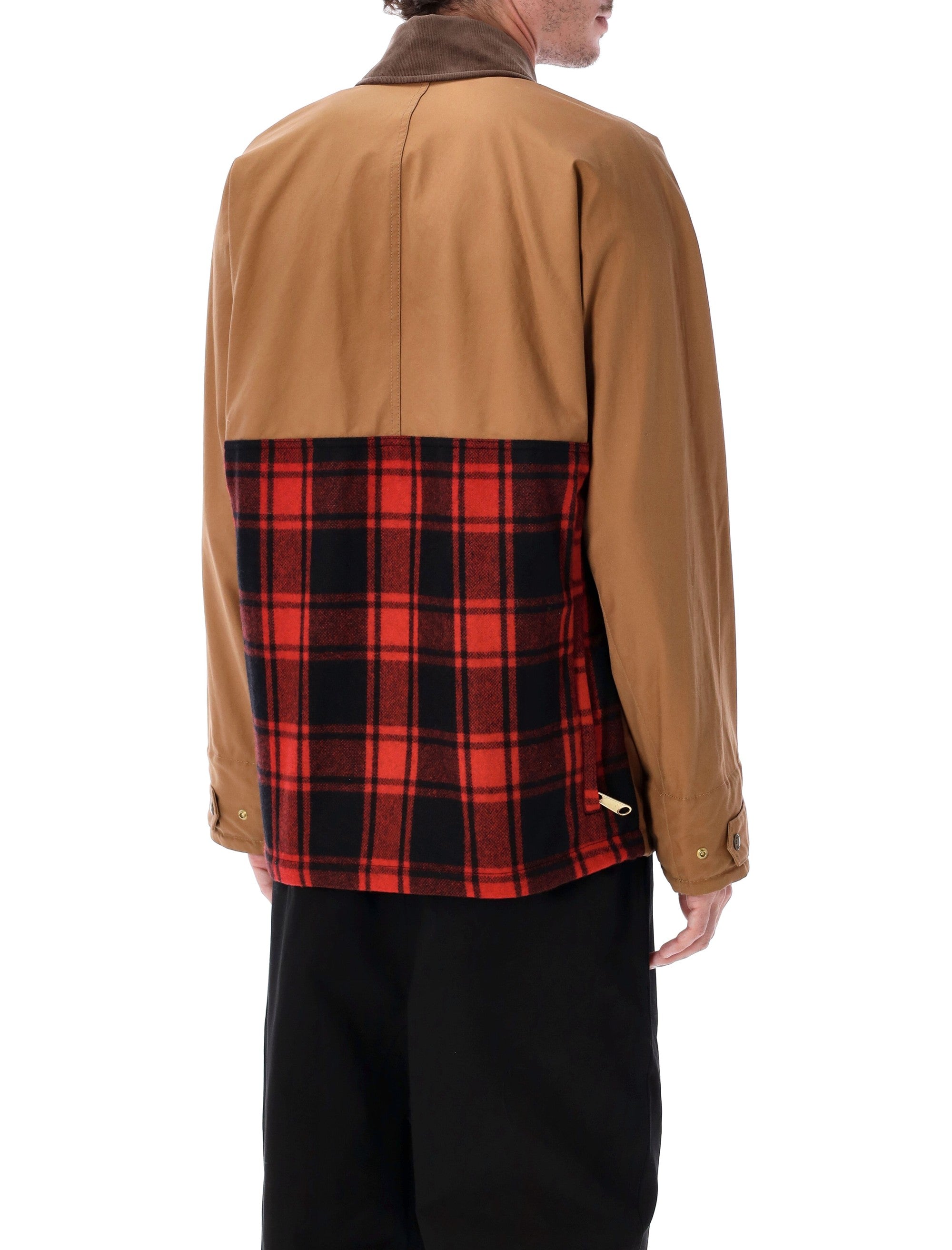 Work Jacket With Corduroy Collar