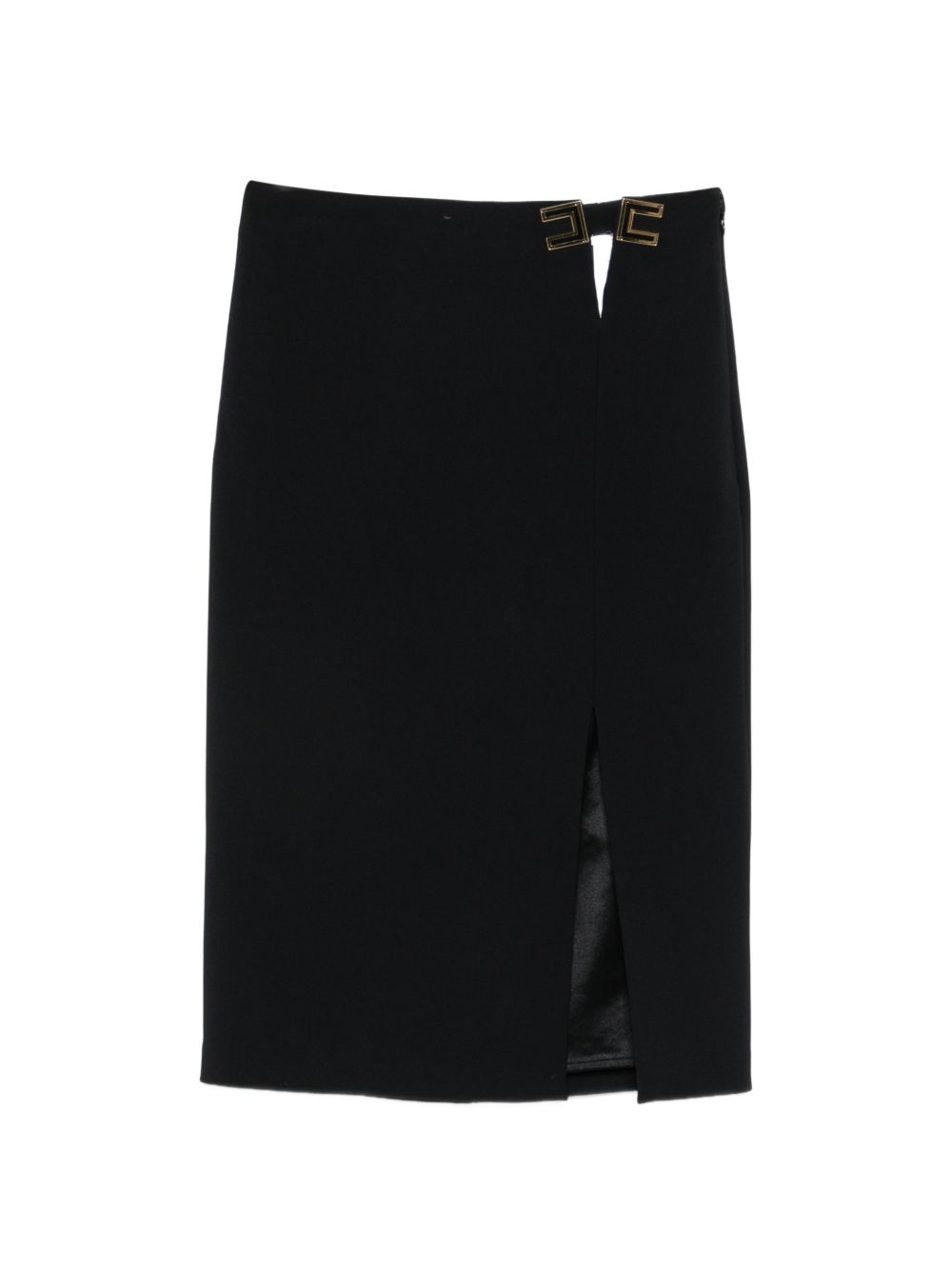 Knee-Length Black Skirt