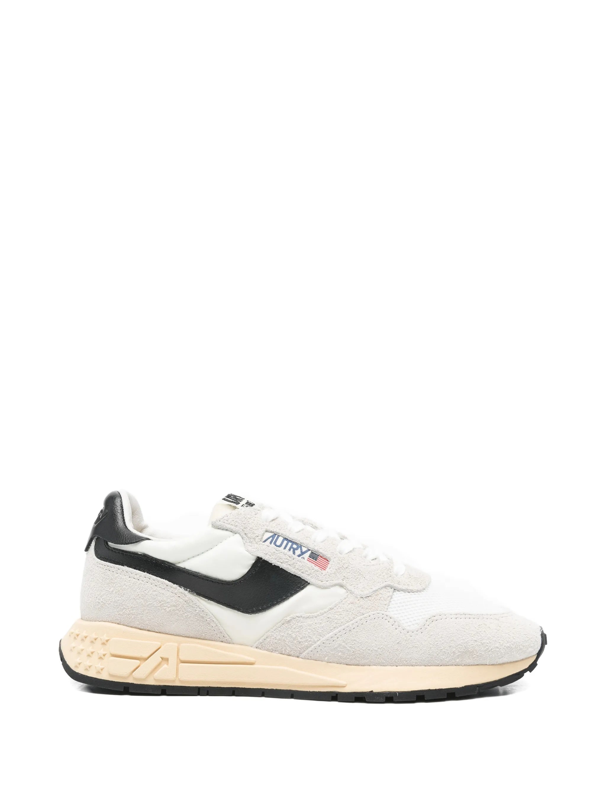 Light Beige Reelwind Low Suede Sneakers