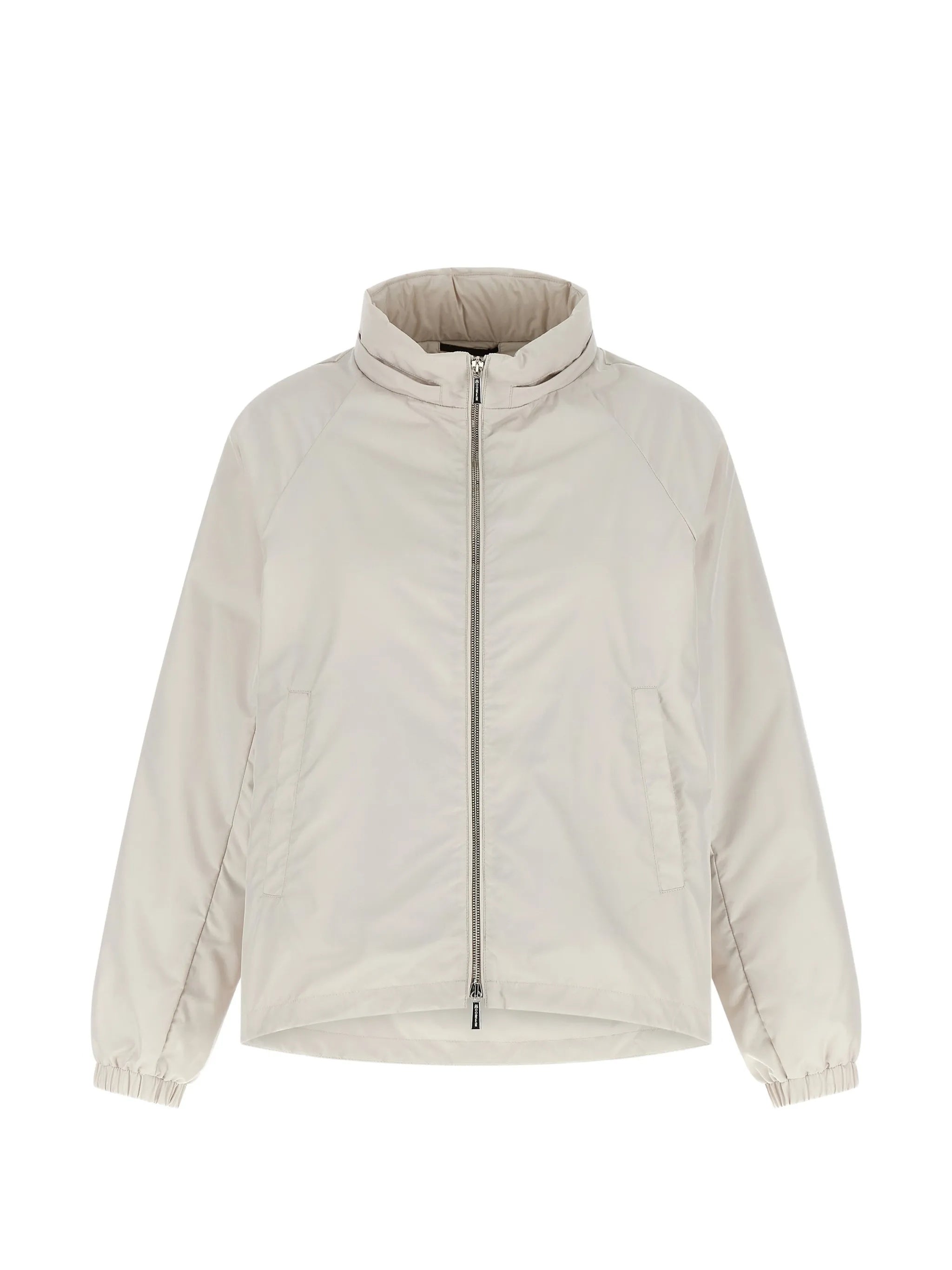 Short Padded Jacket With Detachable Hood Detail