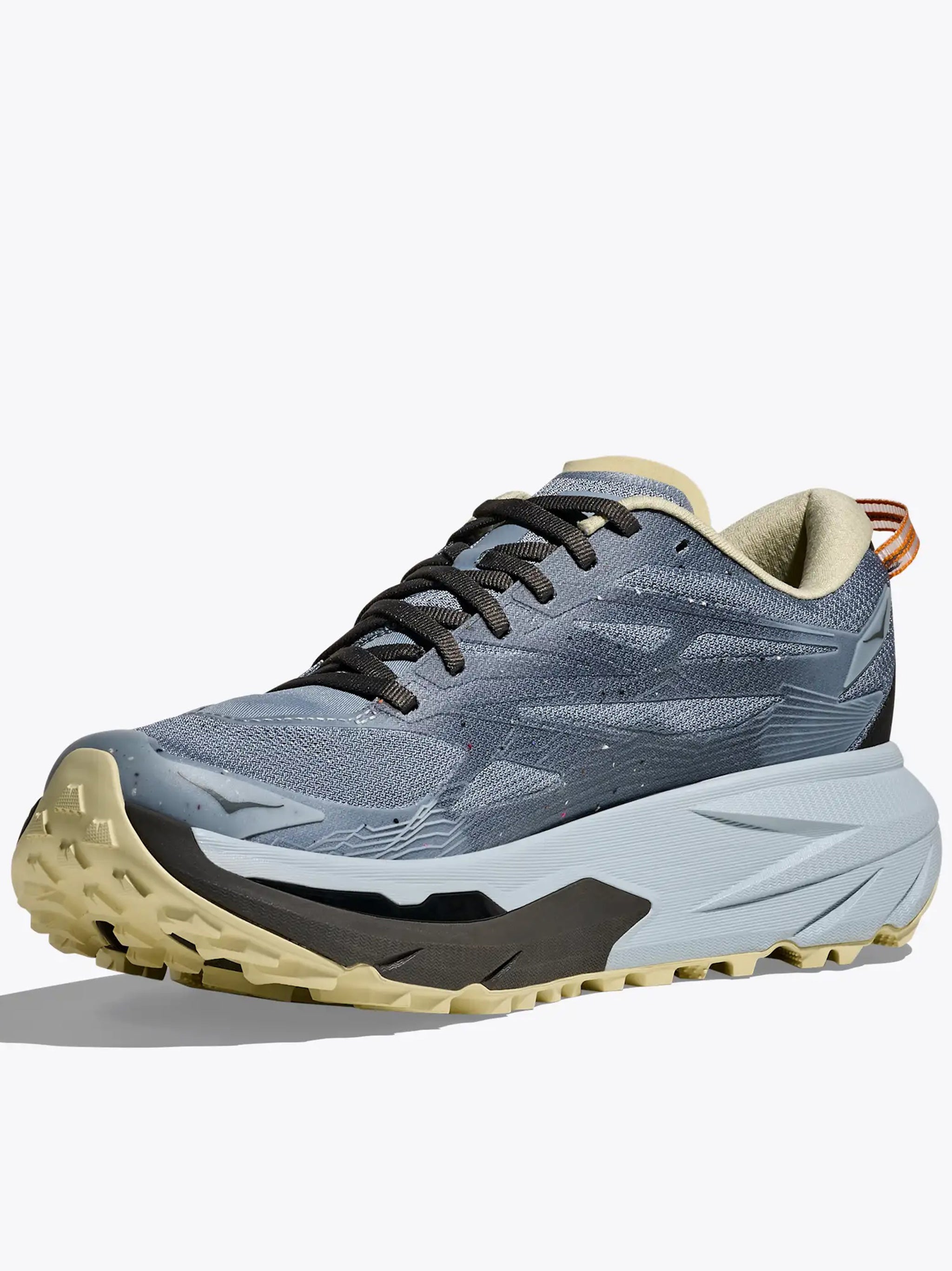 Streamlined Blue-Gray Athletic Sneakers