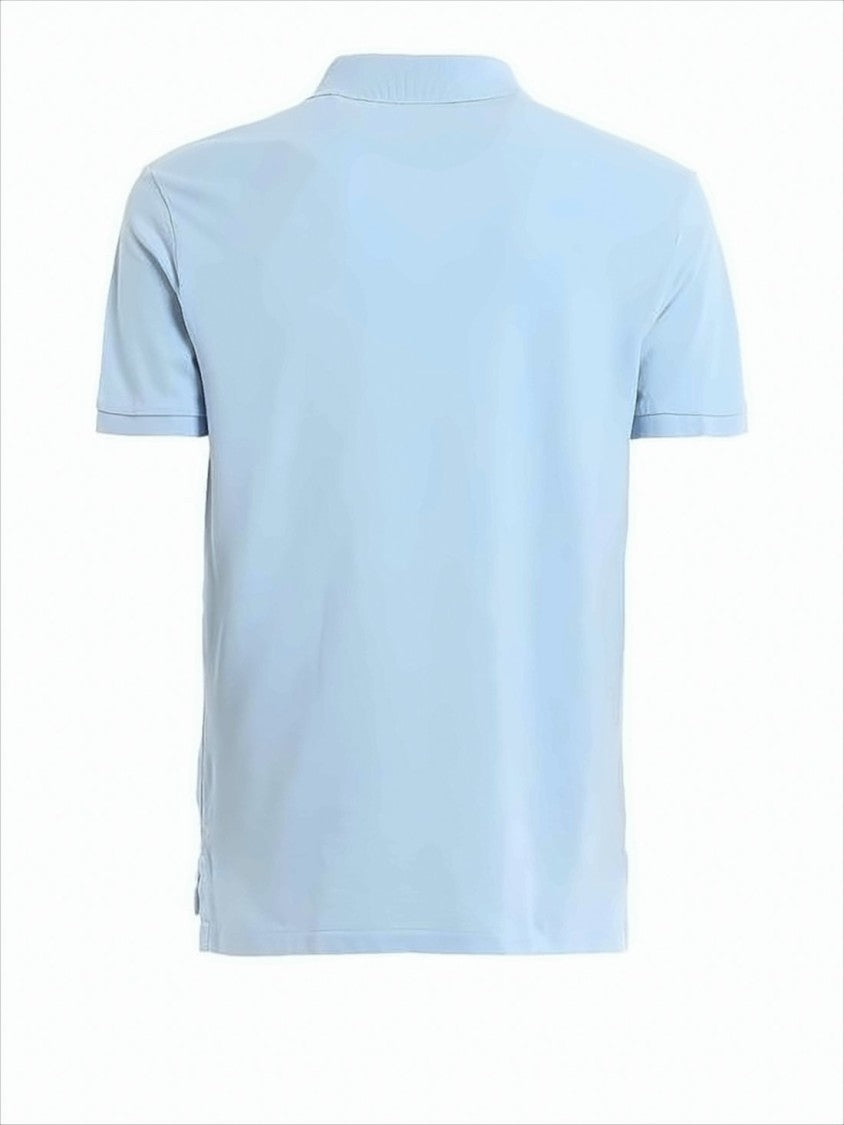 Short-Sleeve Polo Shirt With Classic Collar And Subtle Logo