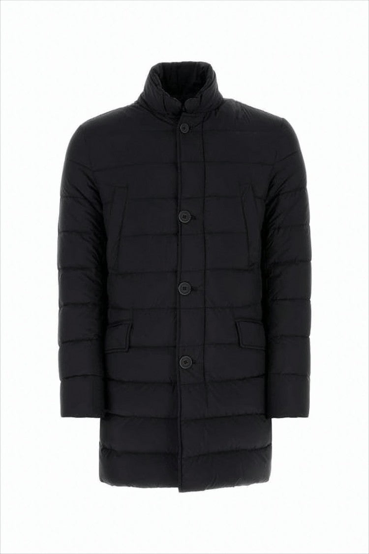 Quilted Padded Jacket with Matte Finish