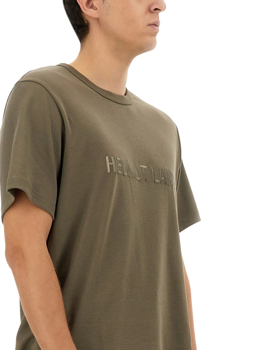 Regular Fit T-Shirt with Tonal Logo Embossing