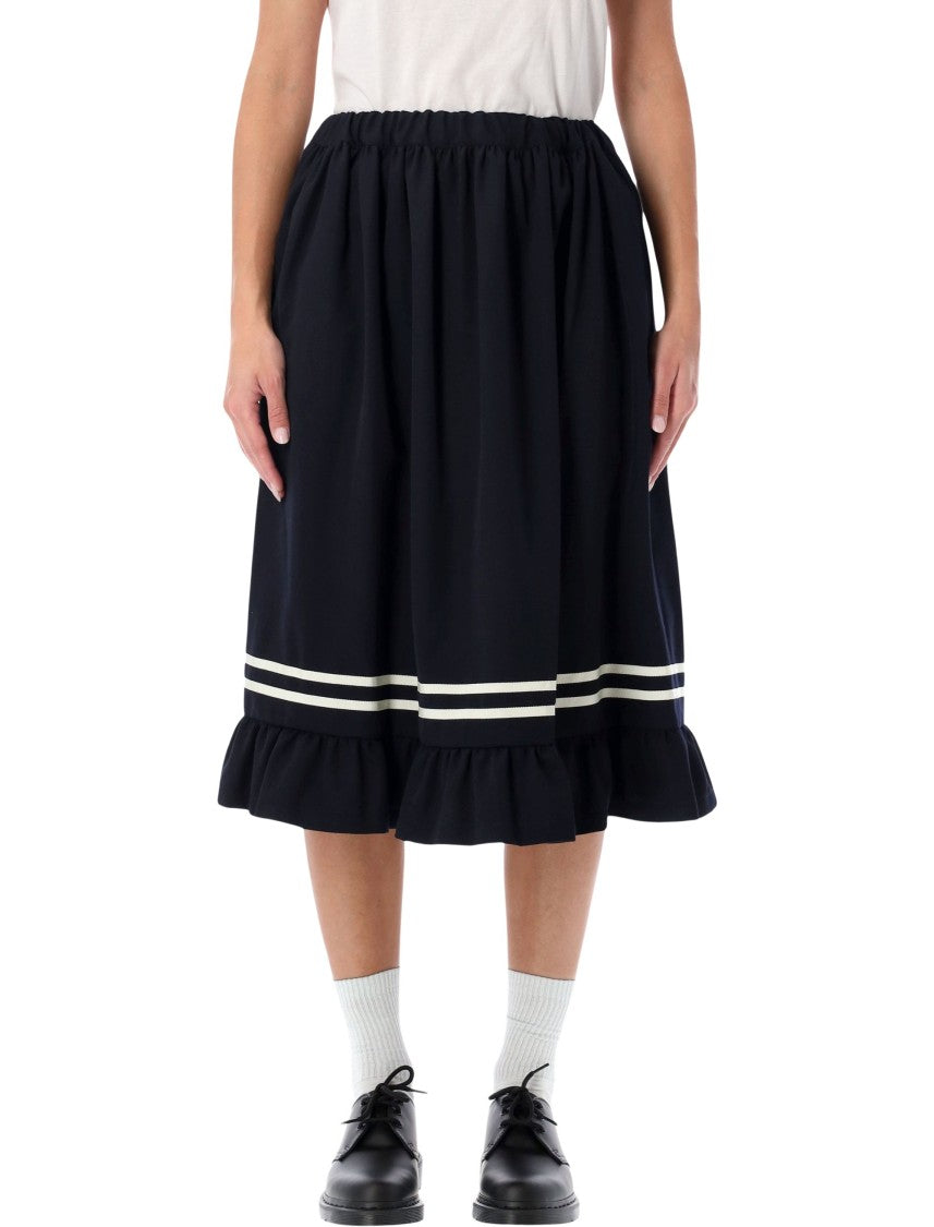Girl Wool Midi Skirt