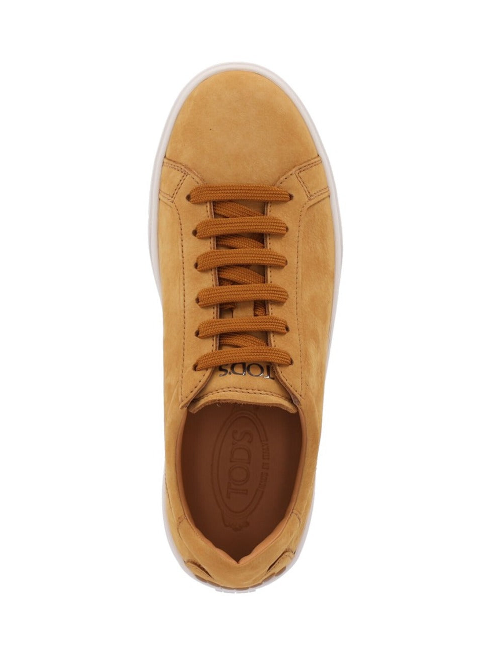 Nubuck Leather Sneakers With Round Toe