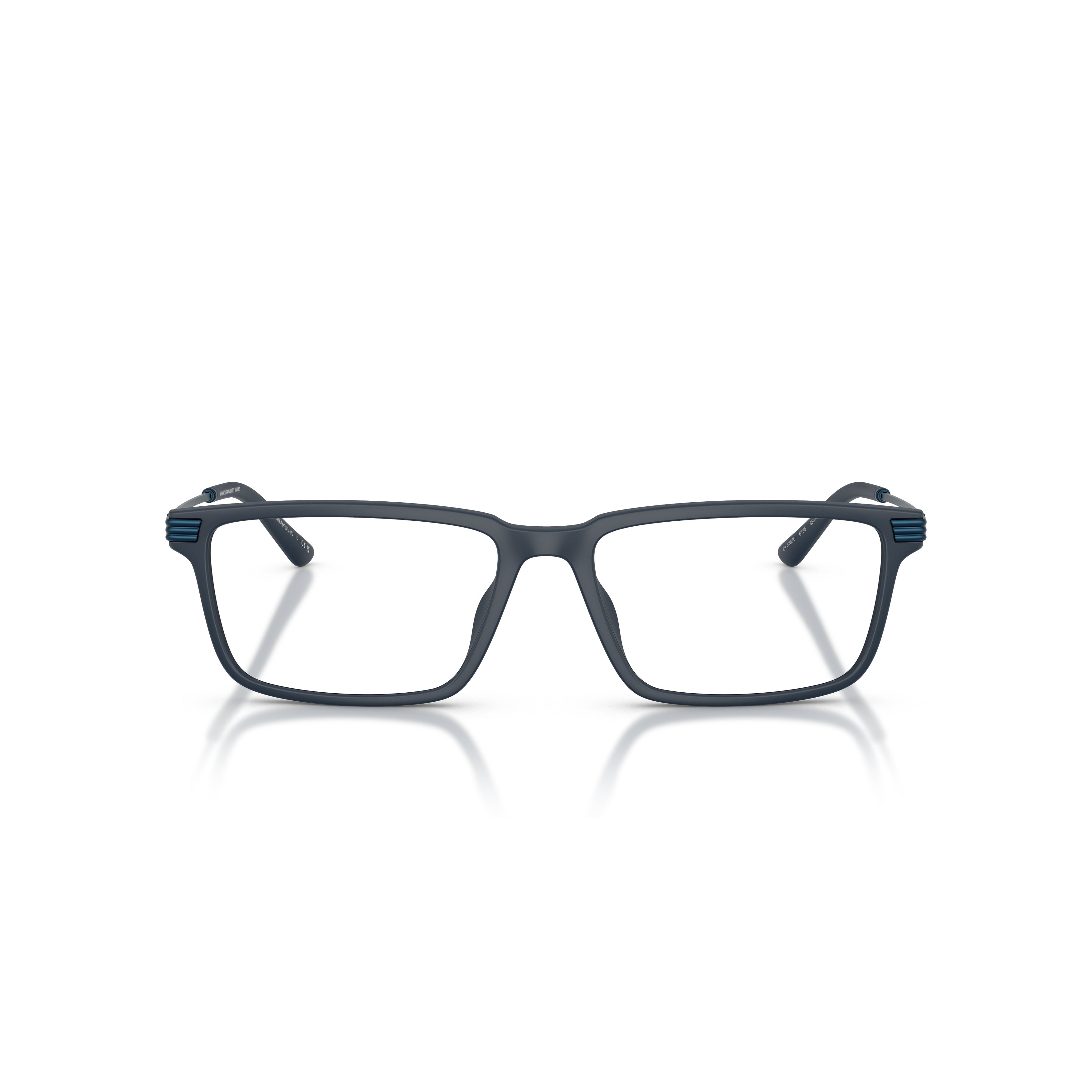 0ea3268u Rectangular Black Eyeglasses with Matte Finish