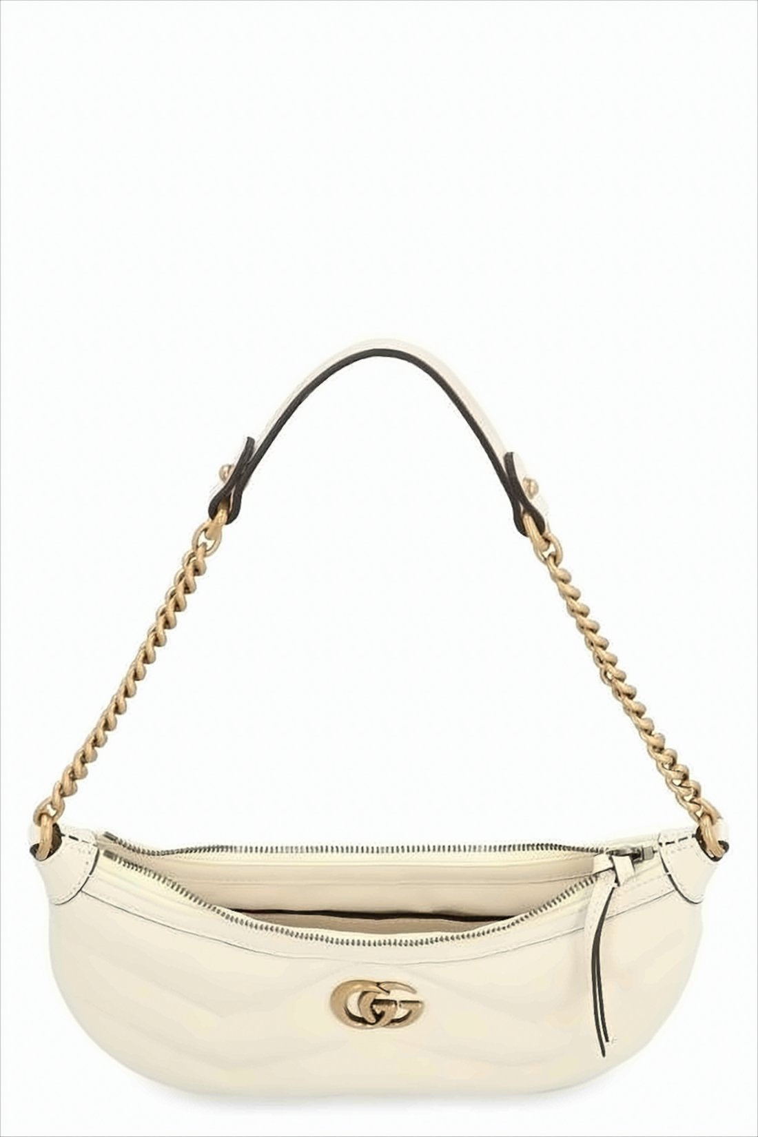Chevron Quilted Leather Shoulder Bag