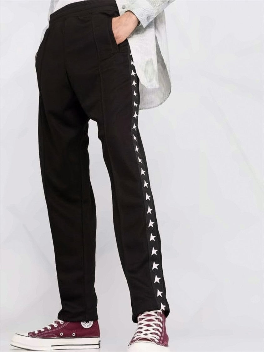 Jogger Pants With Star Detail And Elastic Waistband