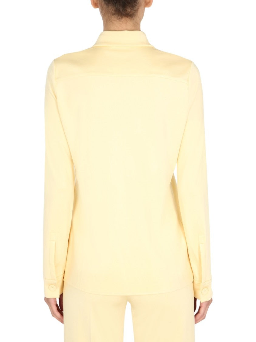 Pale Yellow Oversized Fit Shirt