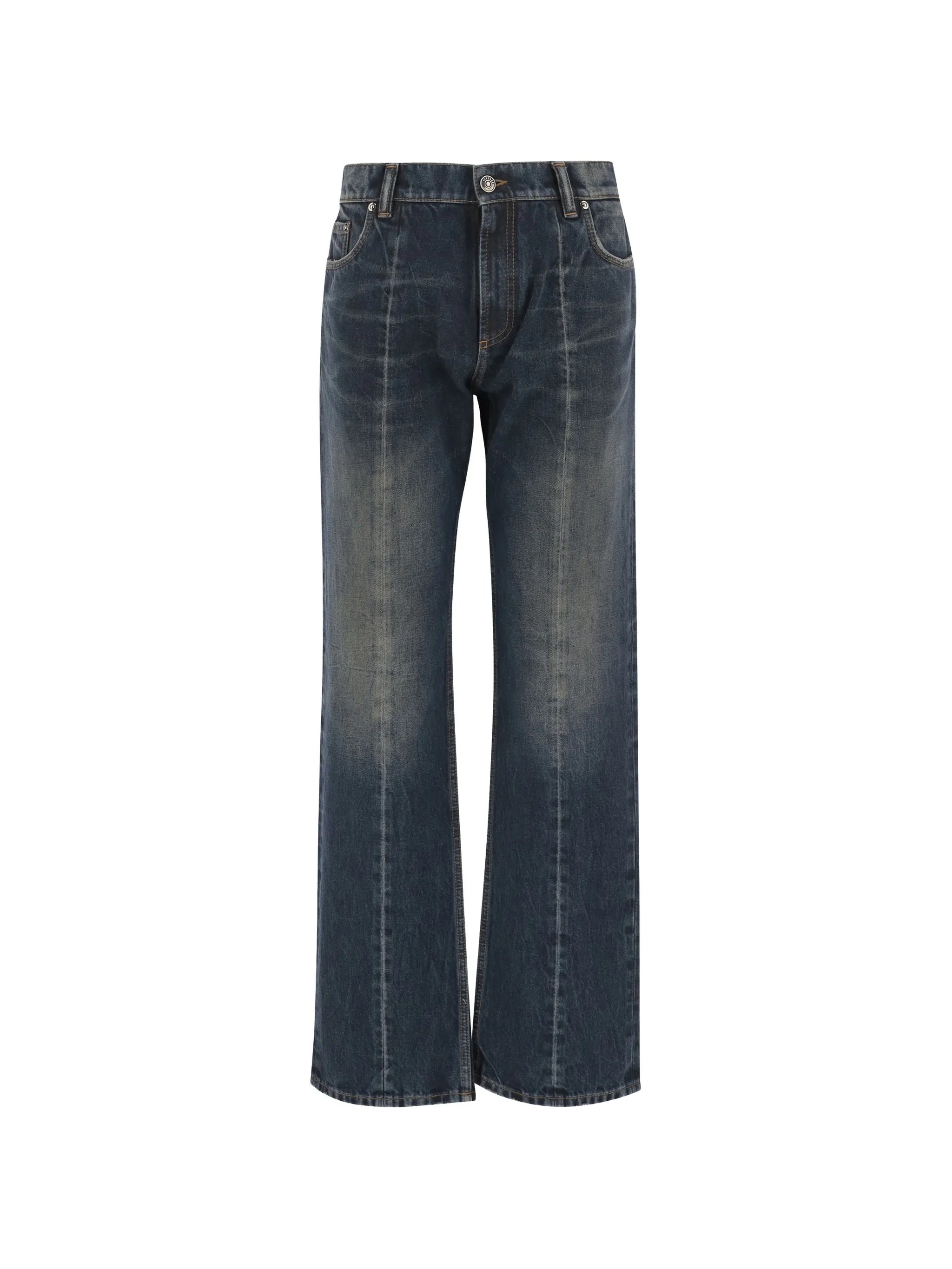 Blue Shibuya Vintage Non-Stretch Denim Jeans