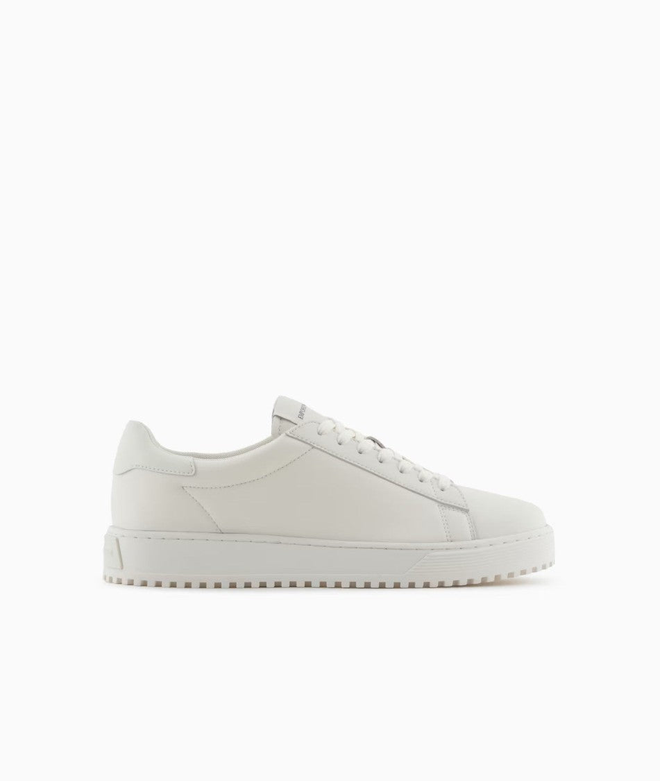 Premium Leather Sneakers with Signature Logo