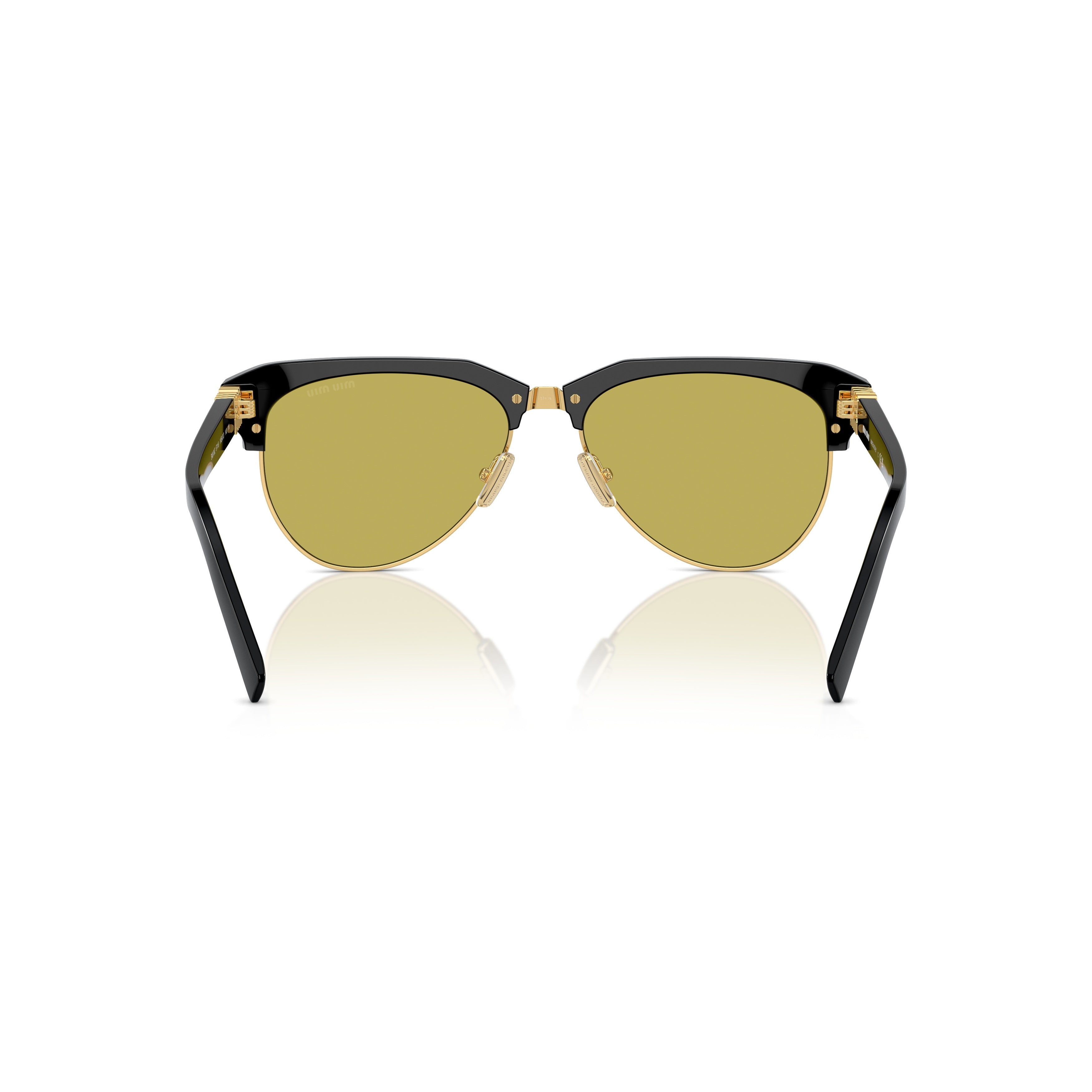 0mu 09zs Bold Half-Rim Sunglasses