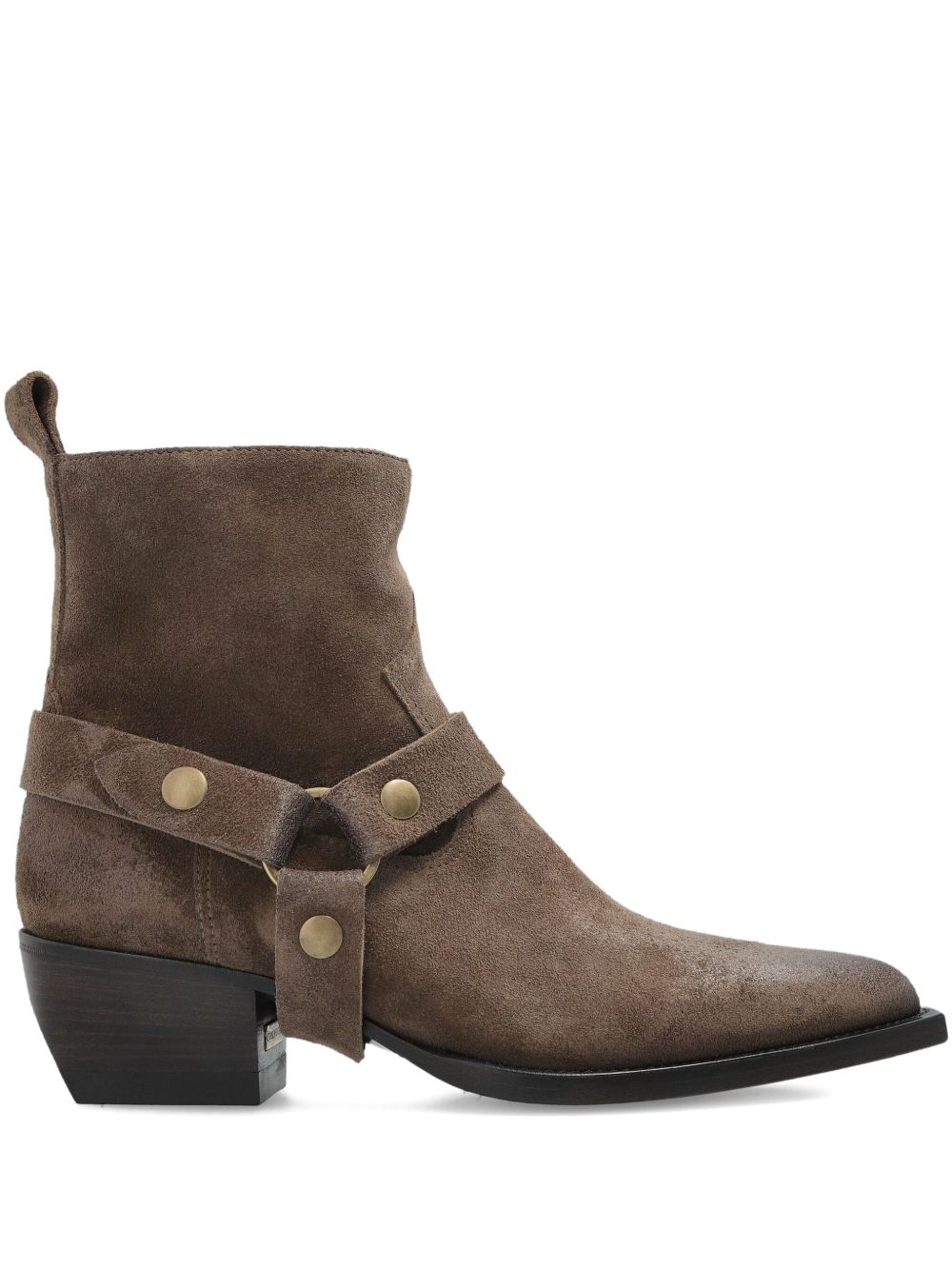 Ankle-Height Suede Boots