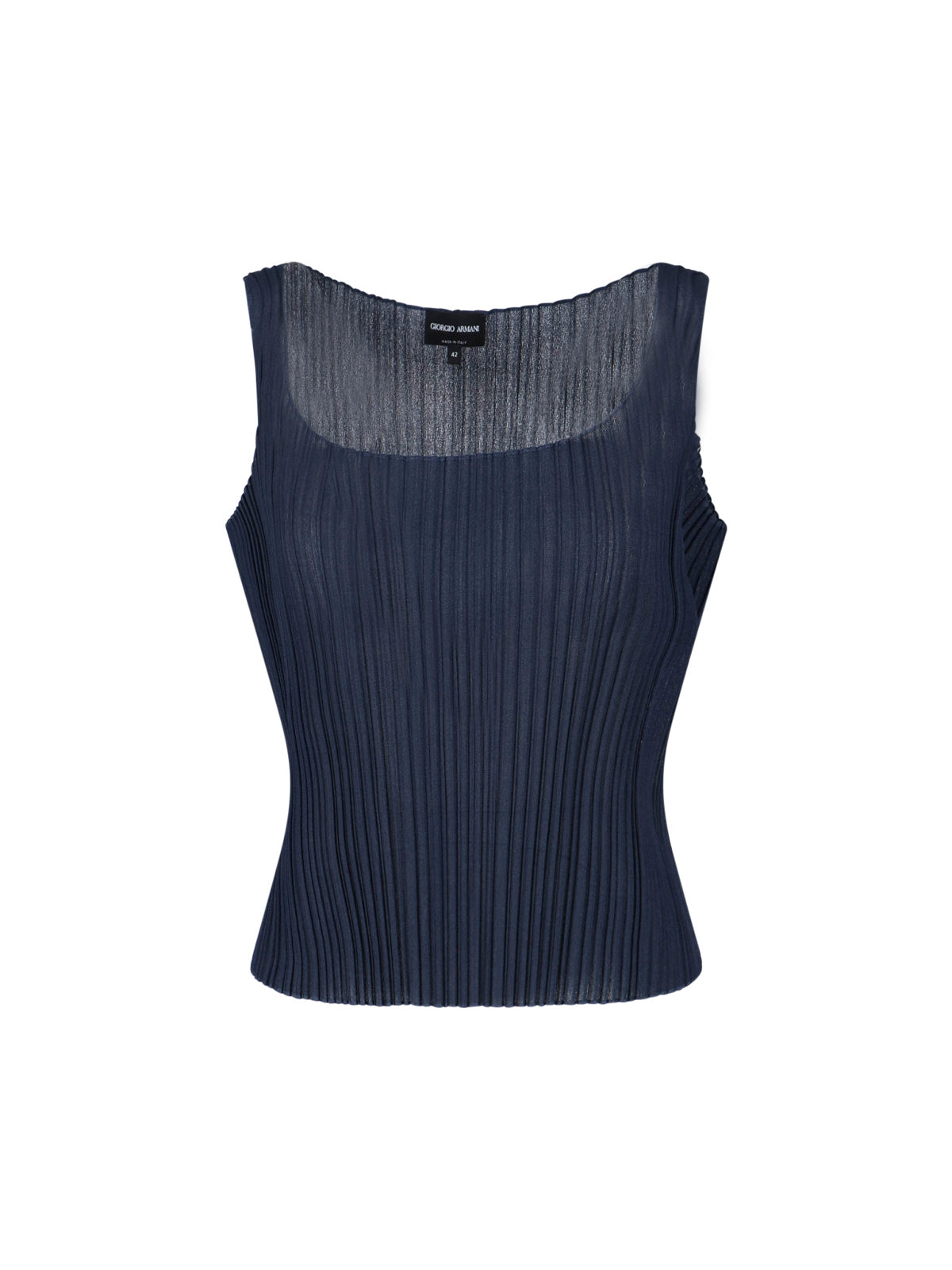 Pleated Twin-Set – Blue