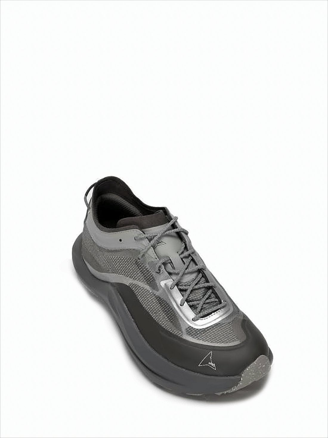 Streamlined Grey Sneakers With Cushioned Sole