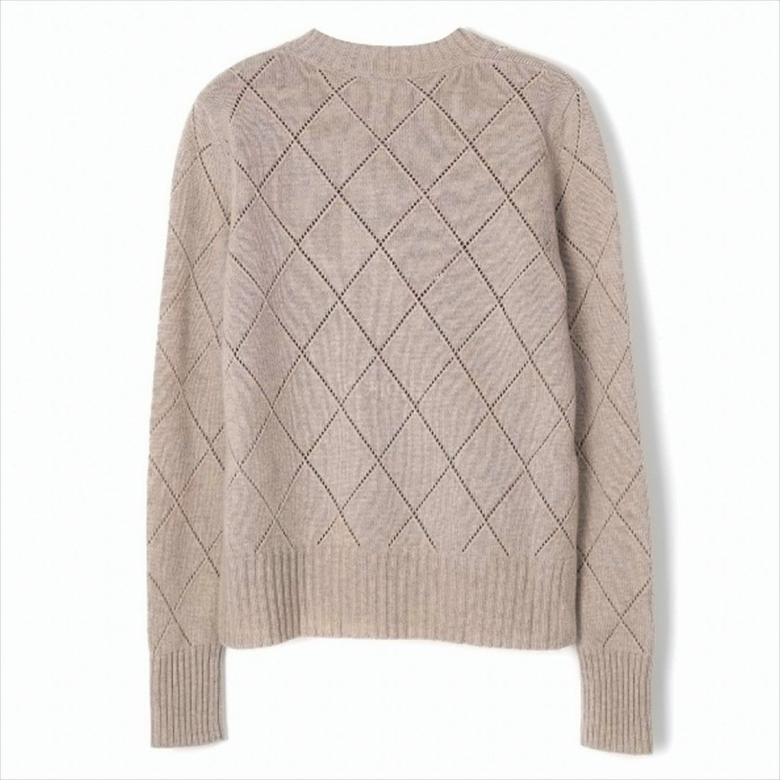 Wool and Cashmere Blend Knit Sweater