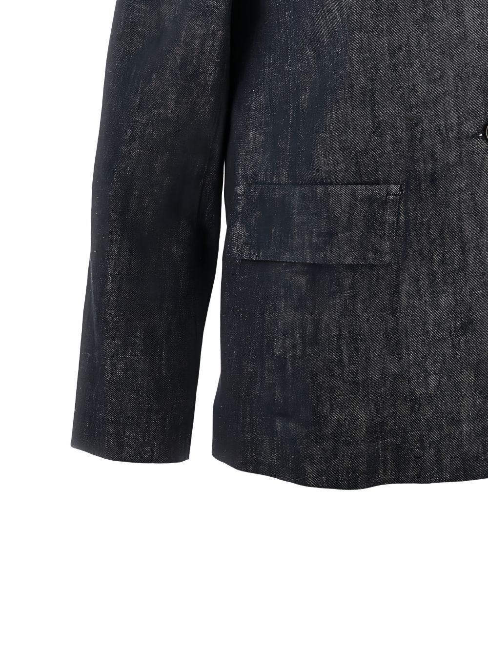 Blue Wool Straight Jacket